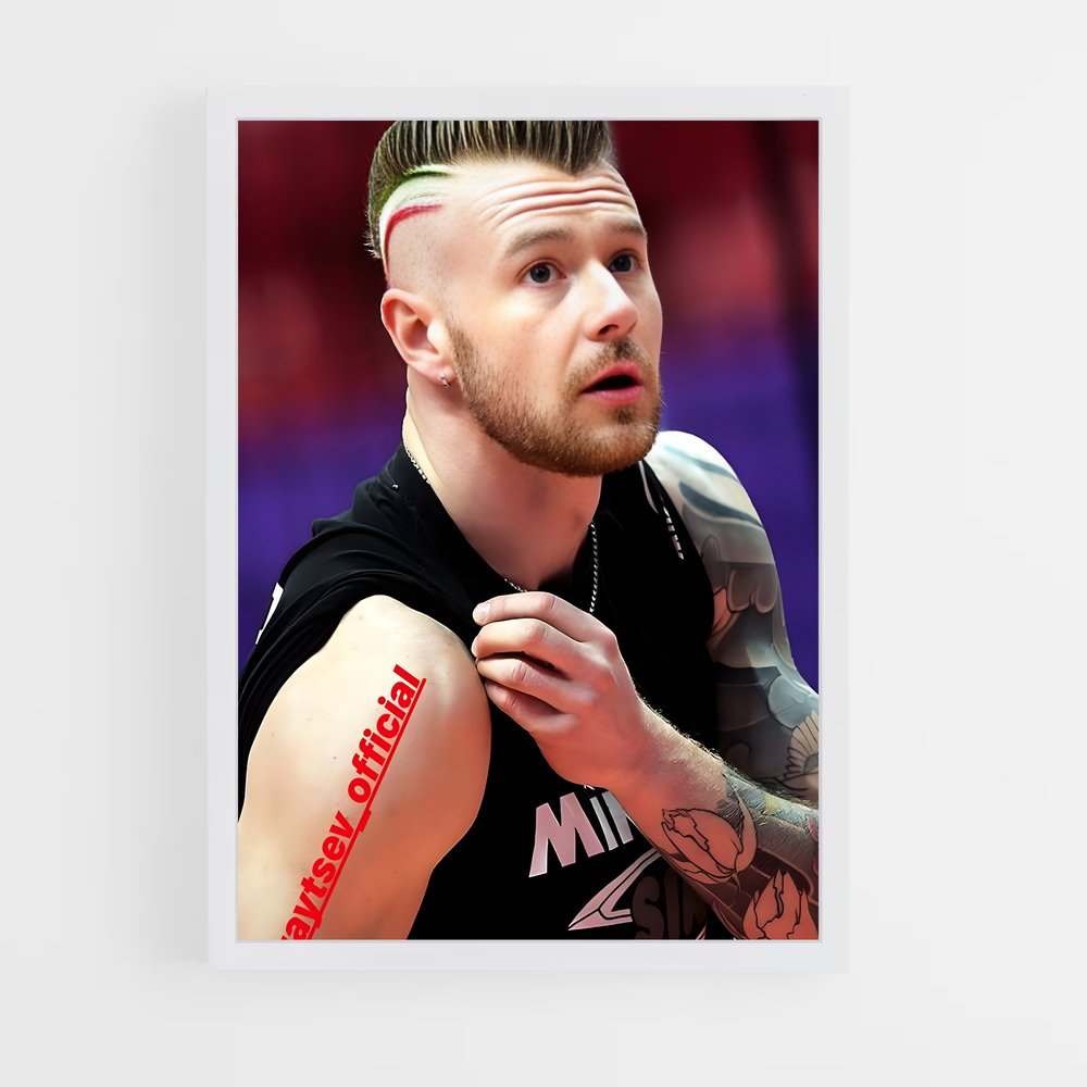 Poster Artiste Écorché – affiche Volleyball (vue 3)